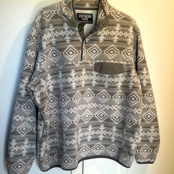 Southern Grit XL southwestern print polar fleece jacket - Picture 1 of 3
